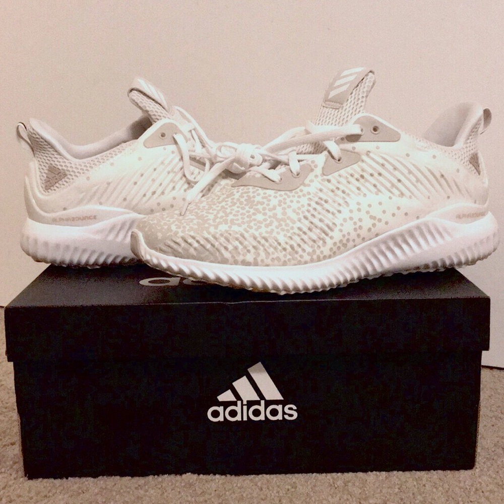 COPY - White Adidas Alphabounce
